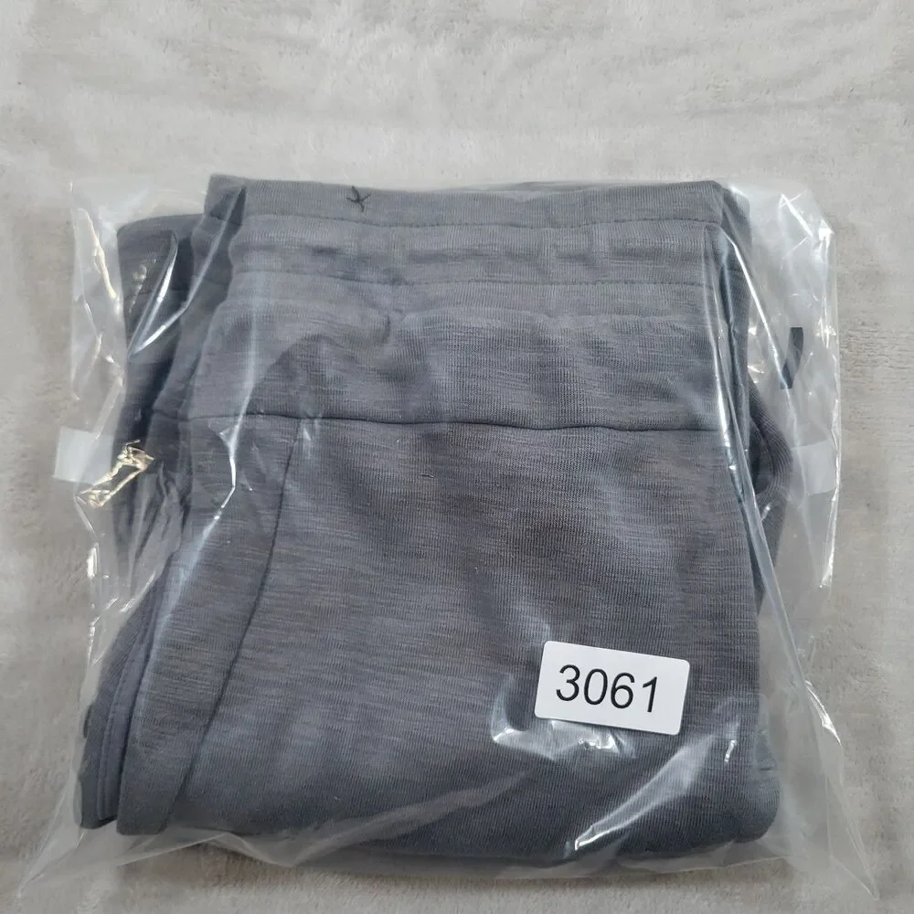 Nike Sportswear Optic Fleece Shorts Mens Medium Heather Gray Shrunk READ